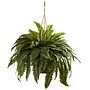 Nearly Natural 6788 Double Giant Boston Fern Hanging Basket 29 x 36 inch, Green~#|#~m002084855_sc7