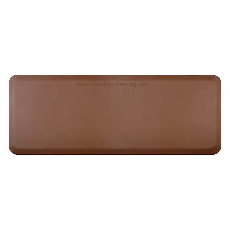 Smart Step Supreme Polyurethane Anti-Fatigue Mat, 60" x 24", Brown (SS52BRN) image 1