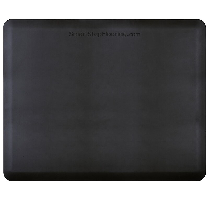 Smart Step Supreme Polyurethane Anti-Fatigue Mat, 60" x 48", Black (SS54BLK) image 1