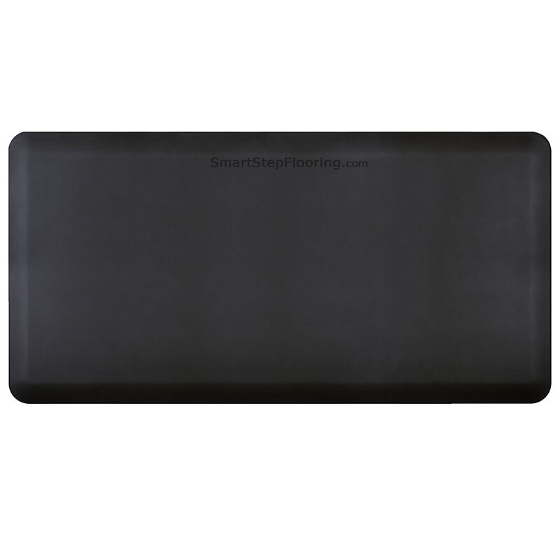 Smart Step Supreme Polyurethane Anti-Fatigue Mat, 72" x 36", Black (SS63BLK) image 1
