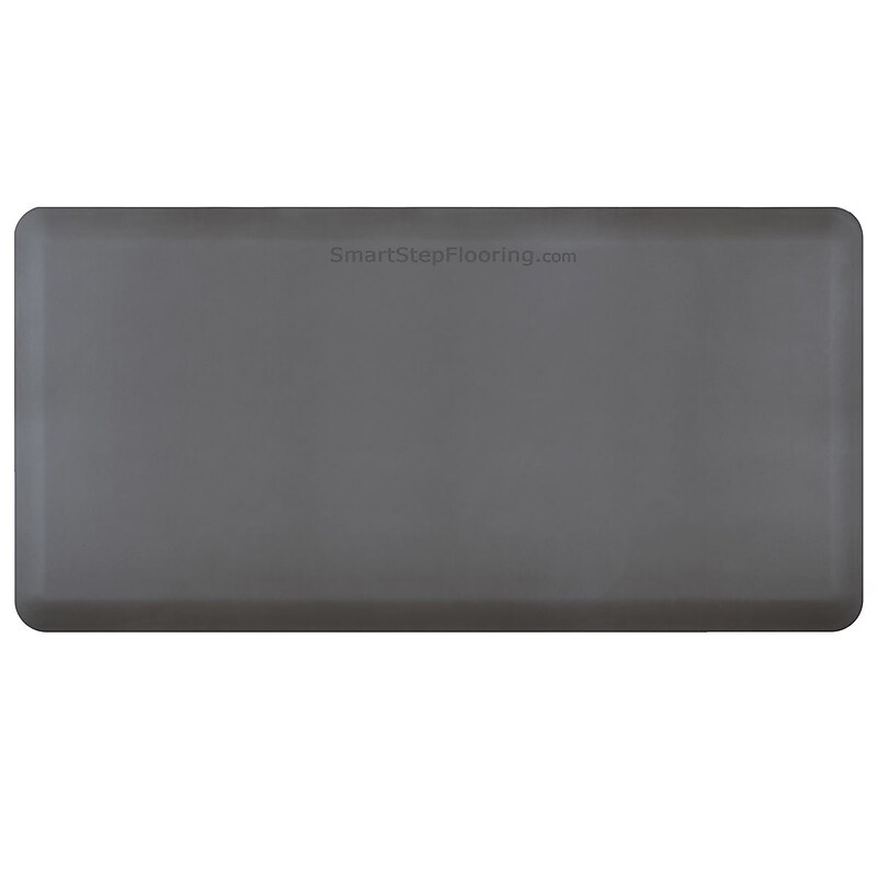 Smart Step Supreme Polyurethane Anti-Fatigue Mat, 72" x 36", Gray (SS63GRY) image 1