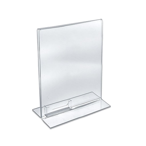 Acrylic Slantback Sign Holder - Las Vegas Mannequins