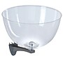 Azar 16" Clear Hanging Bowl Display, Silver (700916)~#|#~m002104371_sc7