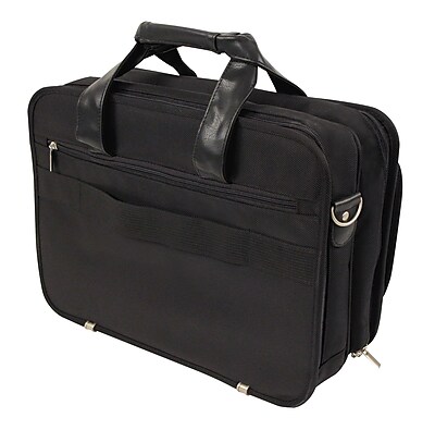 Bond Street Executive Briefcase in Ballistic Nylon, Black | Staples®