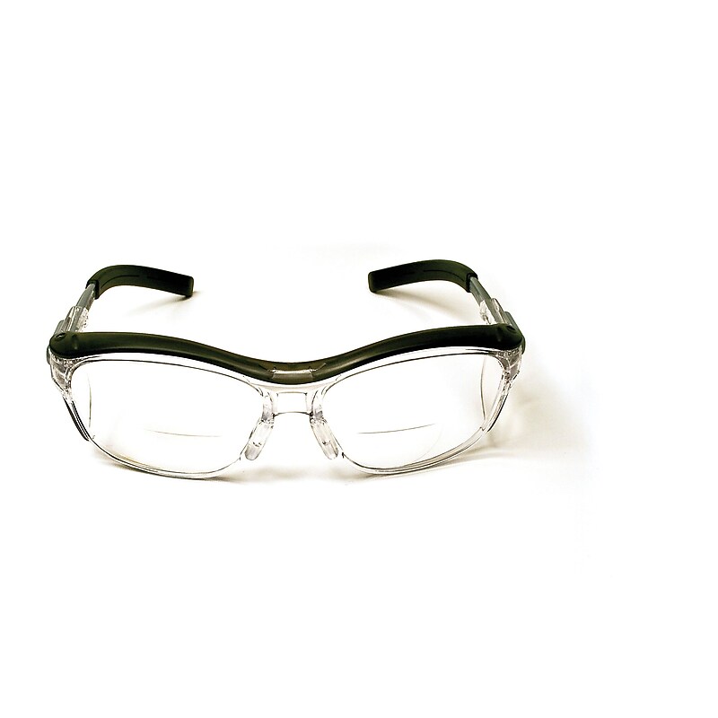 3M Occupational Health & Env Safety Glasses With Gray Plastic Frame, 1.5 Diopter image 1