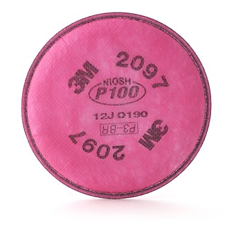 3M™ Particulate Filter, P100, Nuisance Level Organic Vapor, 2/PK