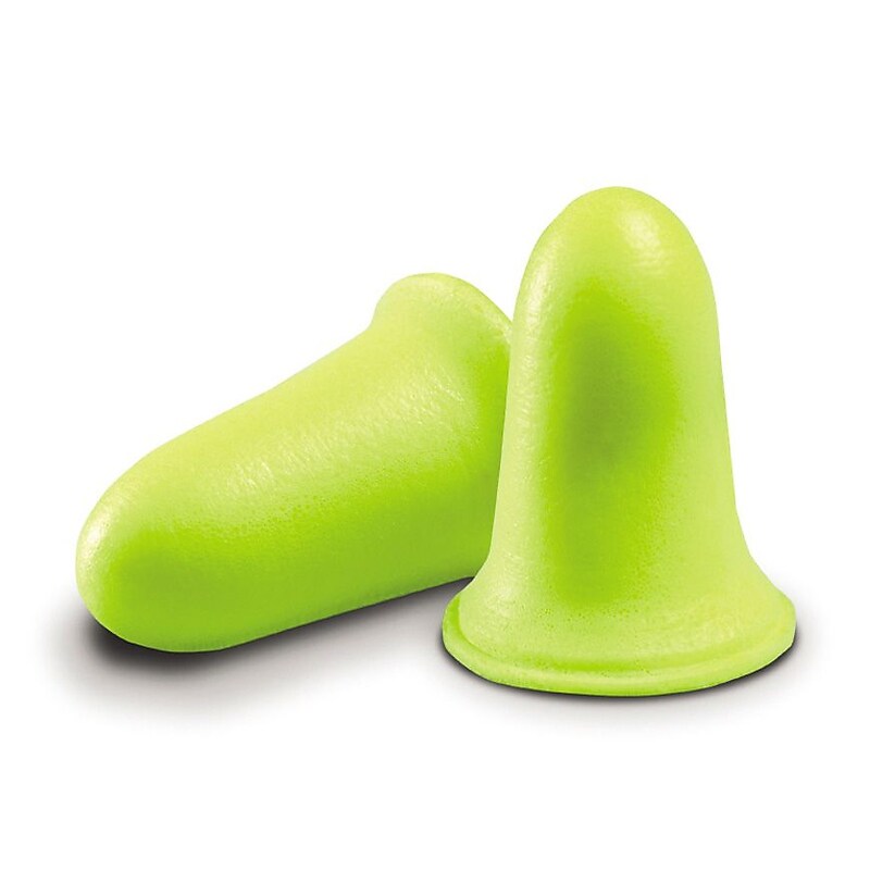 3M Occupational Health & Env Safety Uncorded Earplugs, NRR 33 dB, Yellow, 200/Box (3121261) image 1