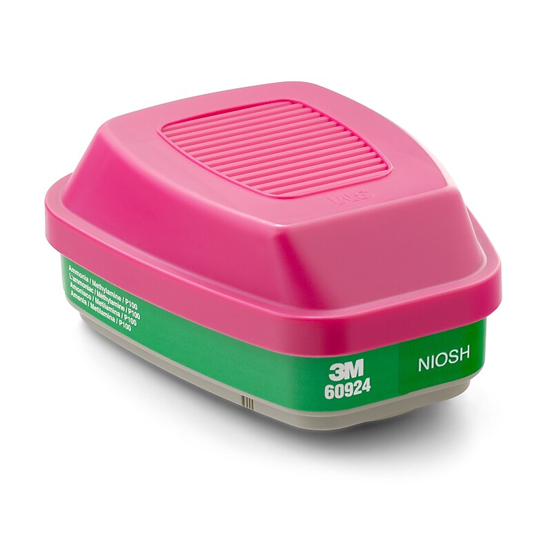 3M Occupational Health & Env Safety Combination Cartridge 2/Pack, Green & Magenta (142-60924) image 1