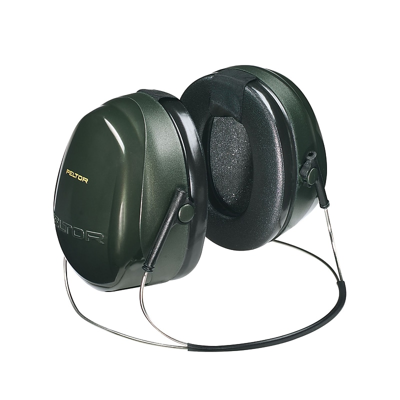 3M Occupational Health & Env Safety Behind-the-Head Earmuffs, NRR 26 dB, Black (H7B) image 1
