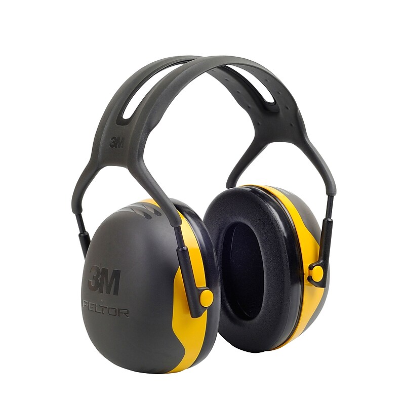 3M Occupational Health & Env Safety Conservation Earmuffs, NRR 24 dB, Black/Yellow (X2A) image 1
