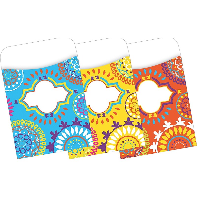 Barker Creek Moroccan Library Pockets, 5.125" x 3.5", 30/Pack (LL1238) image 1