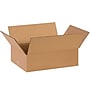 13" x 9" x 4" Flat Corrugated Boxes, 25/Bundle (1394R)~#|#~m002123397_sc7