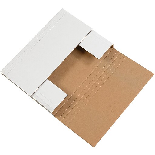 9 1/2" x 6 1/2" x 2" EasyFold Mailers, 50/Bundle (M9621BF) Staples