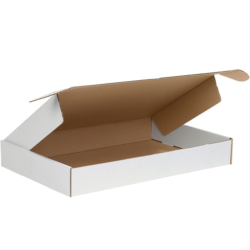 MFL15112 Oyster White 2" x 15.13" Deluxe Literature Mailers; 50/Bundle image 1