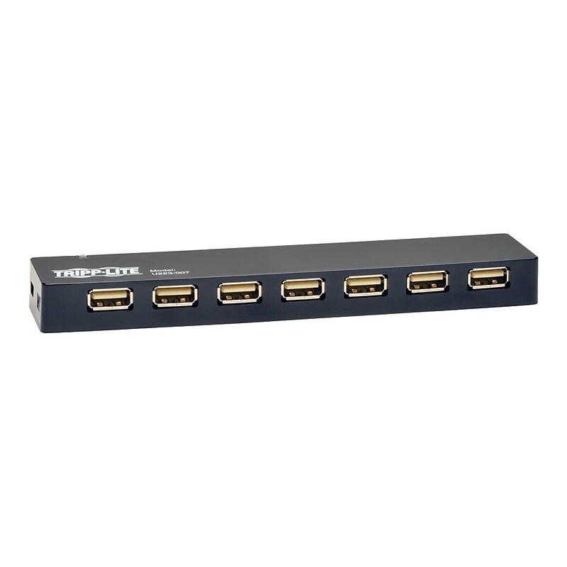 Tripp Lite 7-Port USB 2.0 Hub, Black (U223-007) image 1