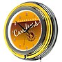 Trademark Global NBA Hardwood Classics 14.5 Yellow Double Ring Neon Clock, Cleveland Cavaliers~#|#~m002142939_sc7