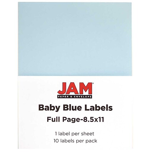 Shop Staples for JAM Paper® Full Page Labels, 8.5 x 11 Sticker Paper