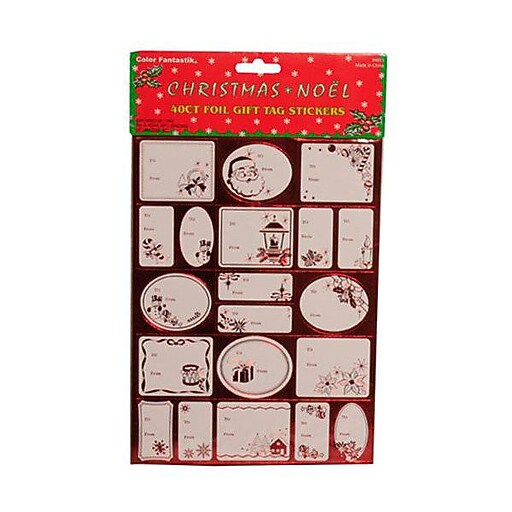 Shop Staples for JAM Paper® Christmas Gift Tag To From Holiday Stickers