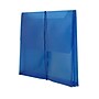JAM Paper Standard Plastic Document File, Letter, Blue, 12/Pack (218E25BUB)~#|#~m002168374_sc7