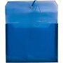 JAM Paper Standard Plastic Document File, Letter, Blue, 12/Pack (218E25BUB)~#|#~m002168375_sc7