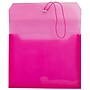 JAM Paper Standard Plastic Document File, Letter, Fuchsia Pink (218E25FU)~#|#~m002168383_sc7