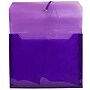 JAM Paper Standard Plastic Document File, 1 Pocket, Letter, Purple (218E25PU)~#|#~m002168393_sc7