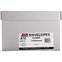 JAM Paper A10 Translucent Vellum Invitation Envelopes, 6 x 9.5, Clear, 50/Pack (31284I)~#|#~m002168470_sc7