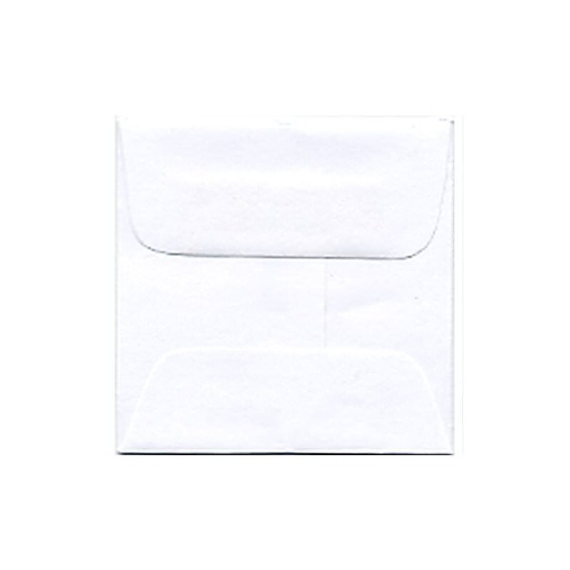JAM Paper 2.375 x 2.375 Mini Square Envelopes, White, 50/Pack (3993004I) image 1