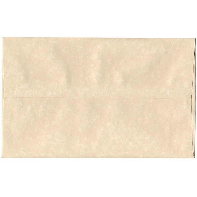 JAM Paper A10 Parchment Invitation Envelopes, 6 x 9.5, Natural Recycled, 50/Pack (47876I) image 1