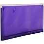 JAM Paper Expanding Wallet with Zipper Closure, Letter, Purple, 12/Pack (921Z1PU)~#|#~m002168881_sc7
