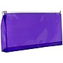 JAM Paper Expanding Wallet with Zipper Closure, Letter, Purple, 12/Pack (921Z1PU)~#|#~m002168882_sc7