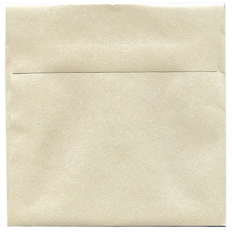 JAM Paper 6 x 6 Square Metallic Invitation Envelopes, Stardream Opal, 50/Pack (GCST500I) image 1