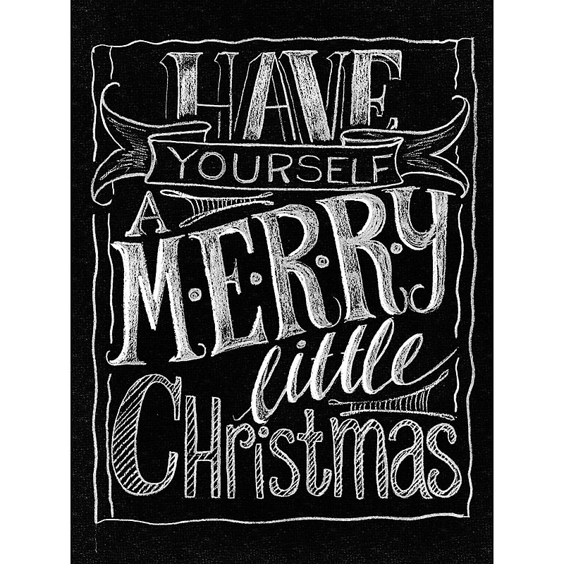 Melissa Frances Chalkboard Canvas Print 15.75 x 12 inch , Have Yourself image 1