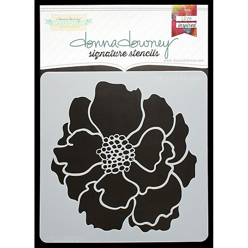 Donna Downey Stencils Signature Stencils, Marigold at Staples
