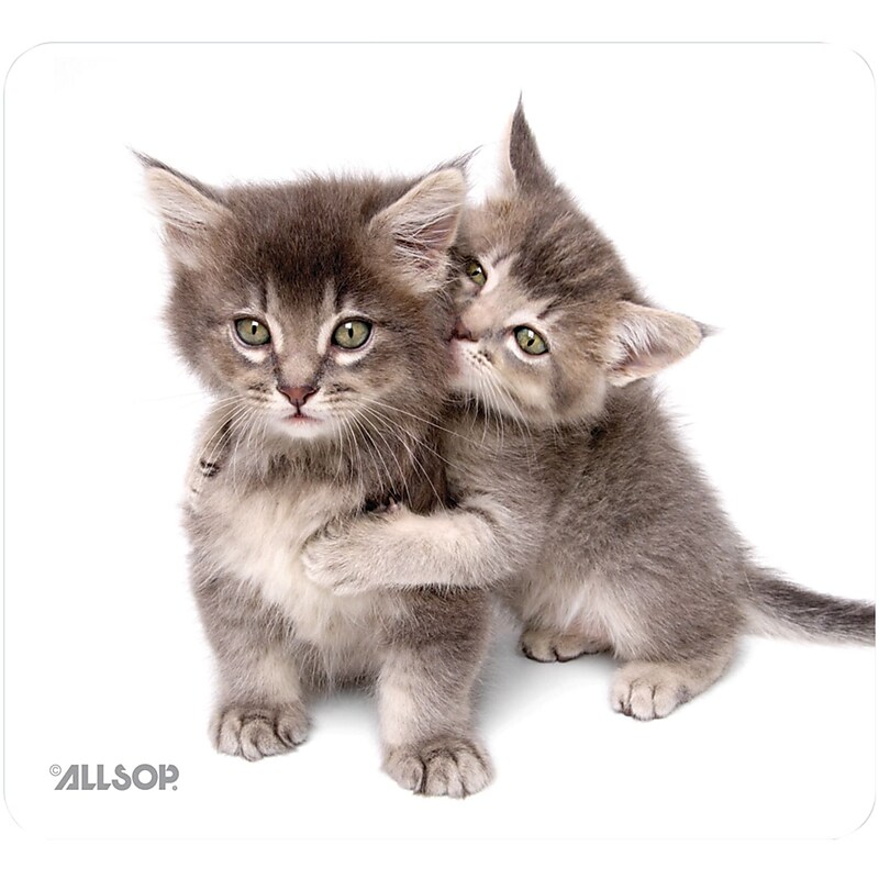 Allsop NatureSmart Non-Skid Mouse Pad, Kittens (30184) image 1
