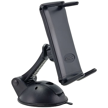 Arkon SM678 Slim-Grip Ultra Sticky Suction Windshield Car Mount For 7" - 8" Tablets, Black