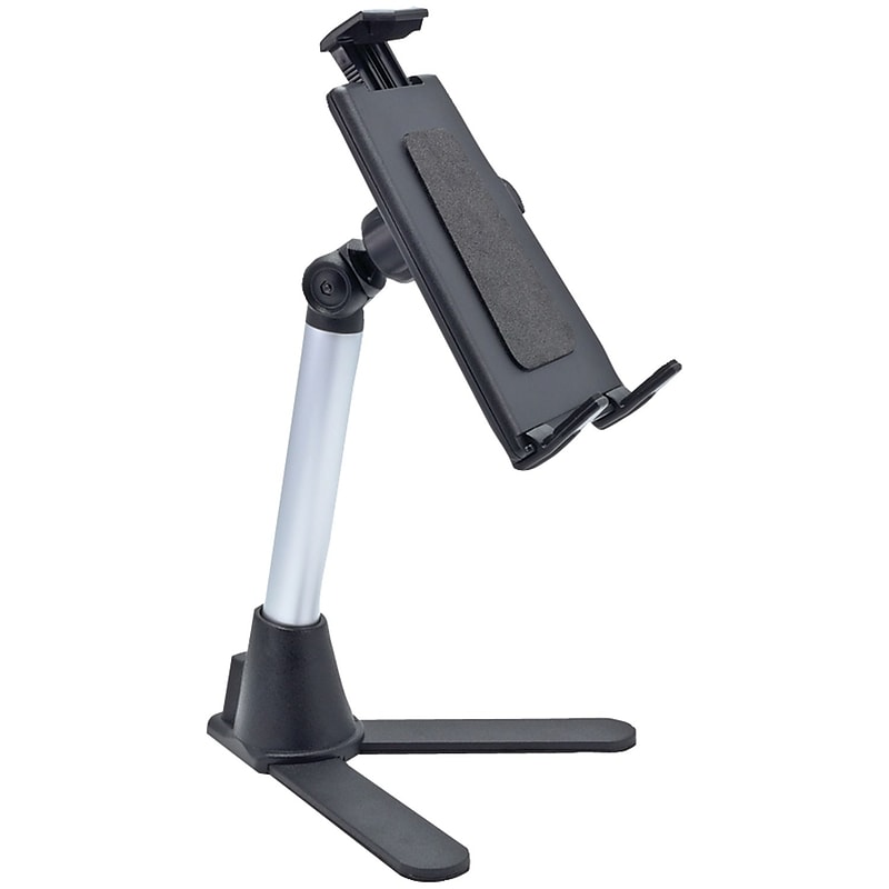 Arkon TAB-STAND2 10" Universal Table Stand With Quick Release Holder For iPad/iPad Mini, Black image 1