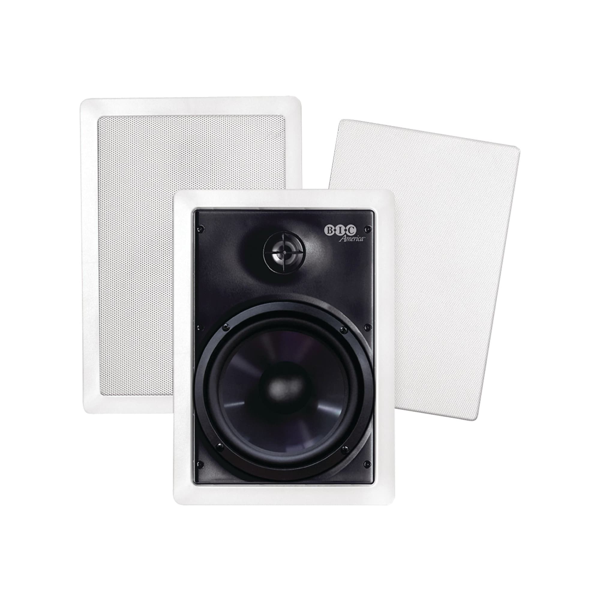 BIC America M-PRO6W 6.5″ 2-Way In-Wall Speaker, 150 W, White Sansujyuku sansujyuku.com