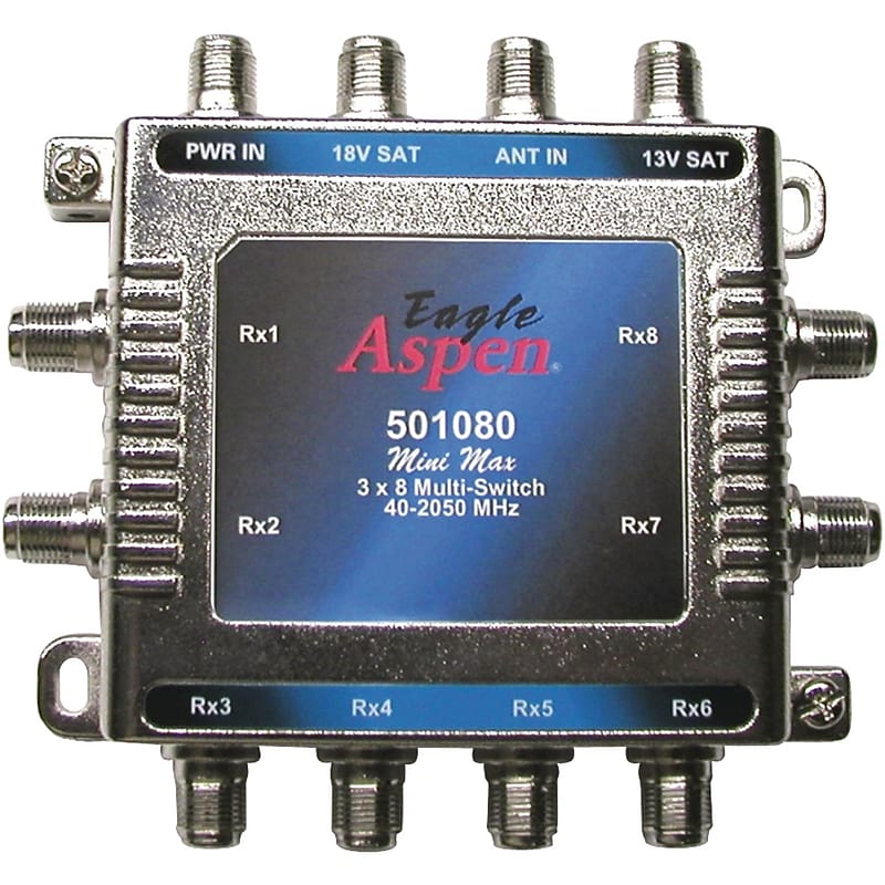 Eagle Aspen 3" x 8-Out Multi-Switch with Optional Power Supply Port (501080) image 1