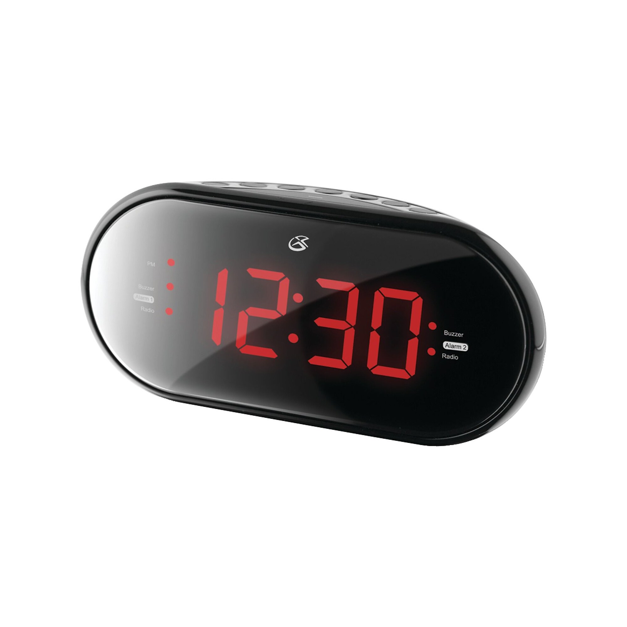 GPX C253B PLL Dual Alarm Clock Radio, Black Sansujyuku sansujyuku.com