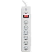 GE 6 Outlet Surge Protector, 10' Cord, 800 Joules (14092)