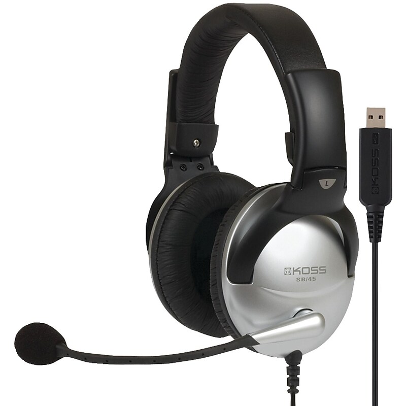 Koss SB45 USB-A Noise Canceling Stereo Computer Headset (SB45 USB) image 1