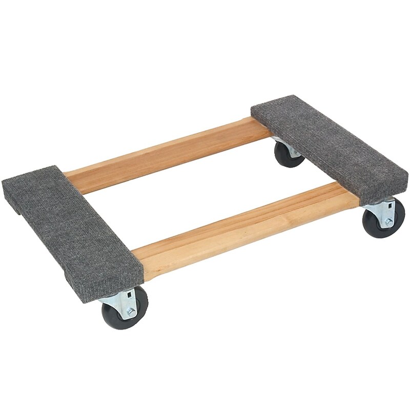 Monster Trucks® 4-Wheel Piano Wooden Carpeted  Dolly image 1