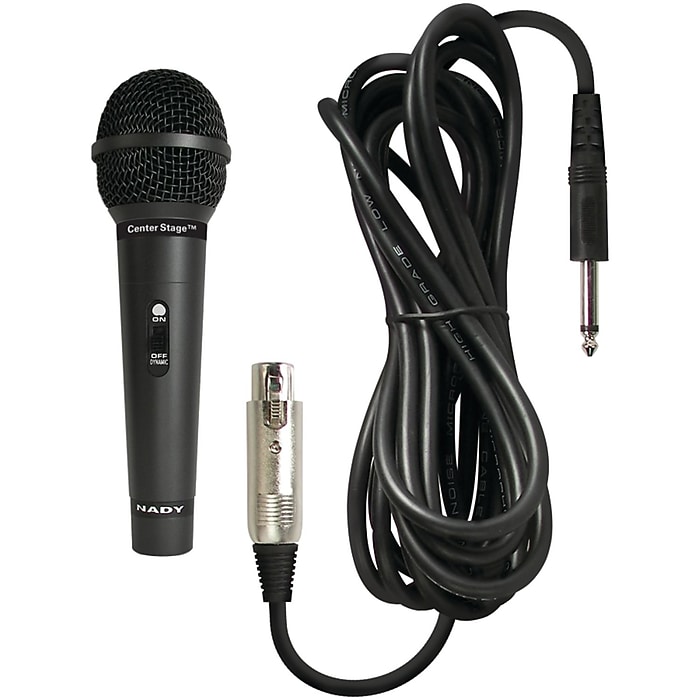 Nady CenterStage MSC3 Professional Quality Microphone Kit, Black