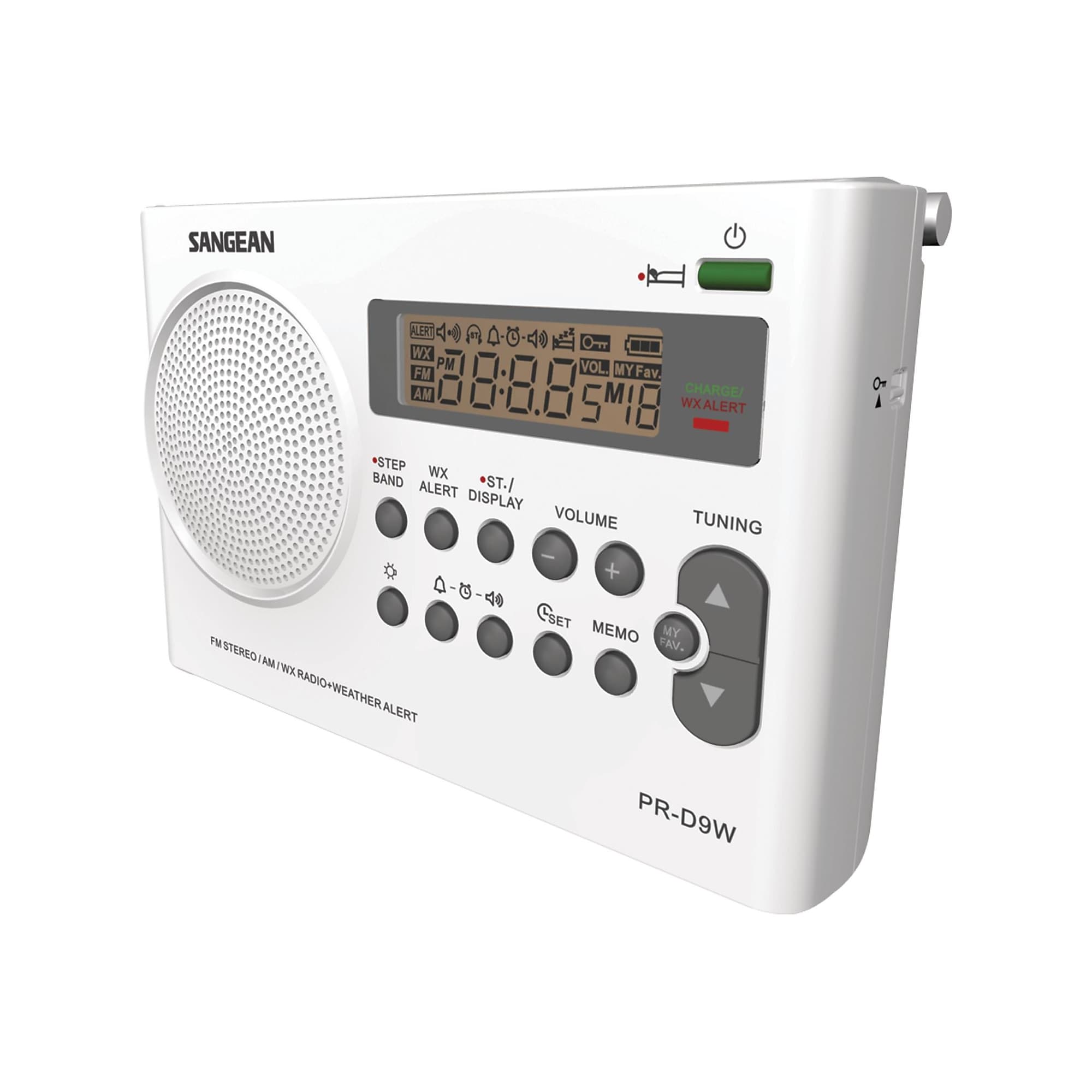 Sangean AM/FM/Weather Alert Rechargeable Portable Radio Sansujyuku sansujyuku.com