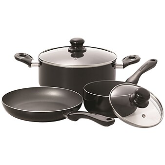 Starfrit Simplicity 5 Piece Cookware Set, Black