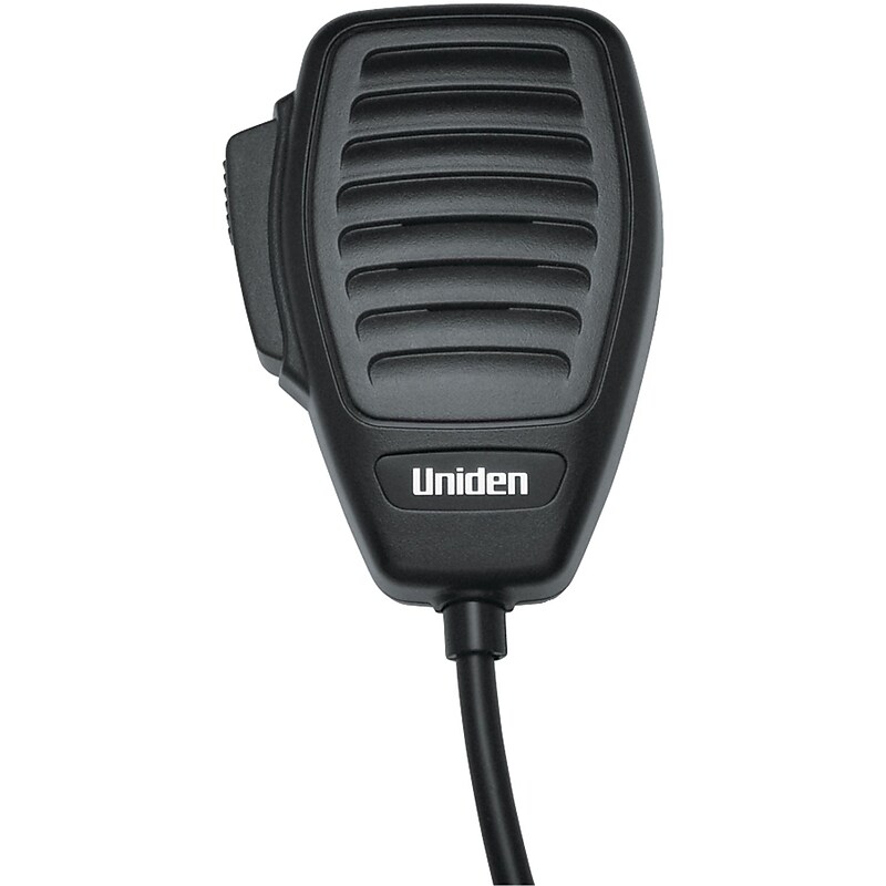 Uniden 4-Pin Electret Condenser Replacement Microphone For CB Radios, Black image 1