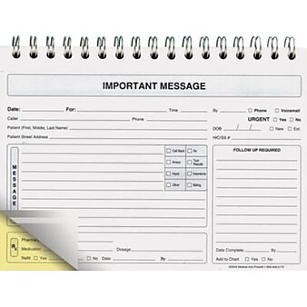 Medical Arts Press Message Minder II Jumbo
