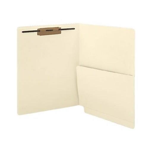 Medical Arts Press® Confidential End-Tab Folders, Single Pocket and One ...
