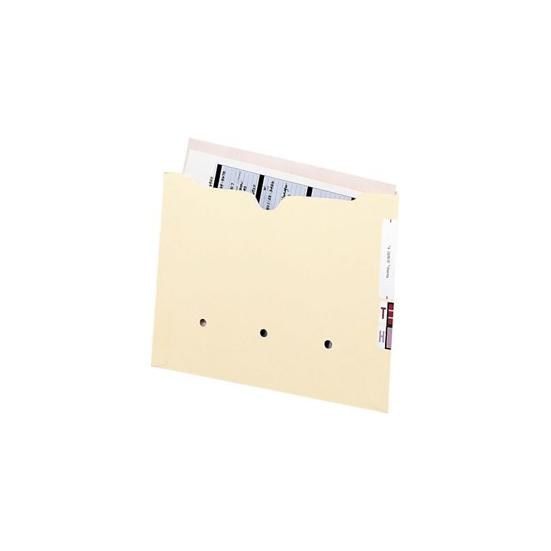Medical Arts Press File Pocket, Letter Size, Manila, 50/Box (31538) image 1